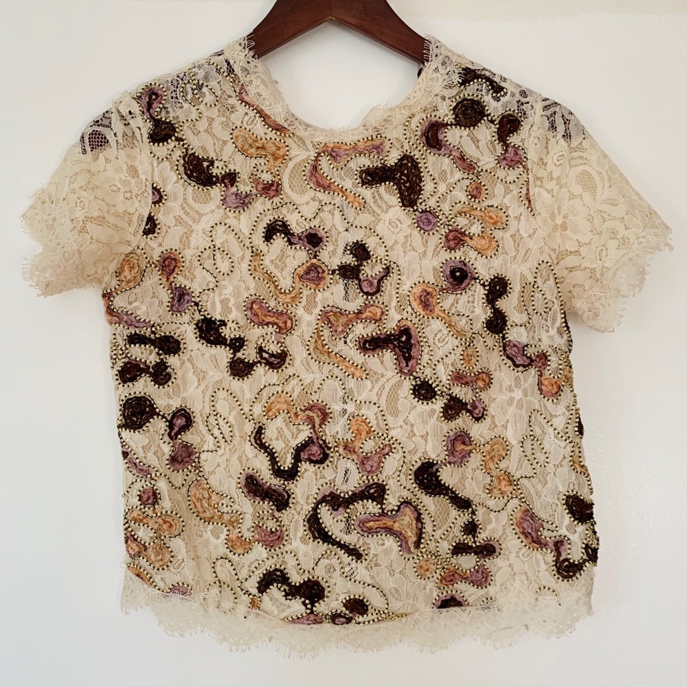 Zara Trafaluc Winter 17/18 Lace Top